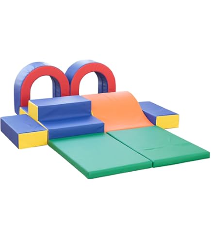 Amazon.co.jp: GiliMax おもちゃ ソフトブロック アスレチック